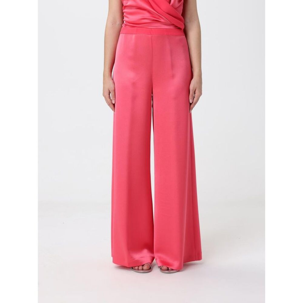 H Couture Women Criªpe Wide-Leg Trousers H Couture